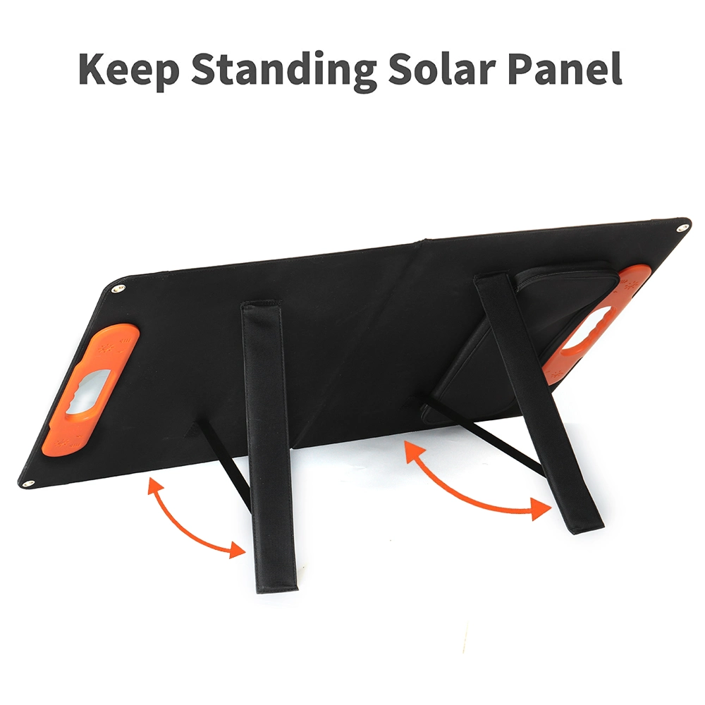 Camping 80W 5V/12V/18V ETFE Portable Solar Panel Module Foldable Solar Panel with USB Type-C Charger