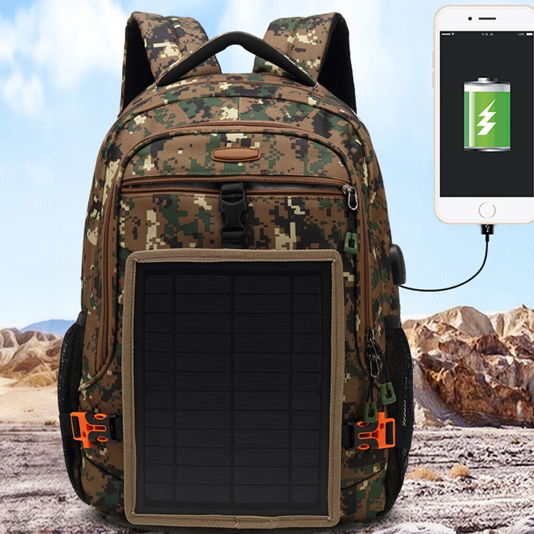 Solar Backpack Unisex Portable Laptop Backpacks Solar Panel Charger Business Tablets Travel Backpacks for Men Women